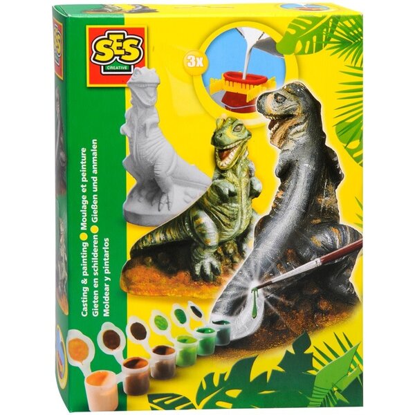 SES Gips gieten en schilderen Dinosaurus