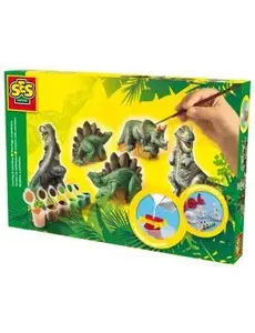 SES Gips gieten en schideren Dinosaurussen