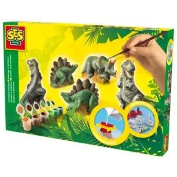 SES Gips gieten en schideren Dinosaurussen