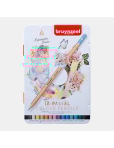 Bruynzeel Kleurpotloden Expression pastel - 12 stuks