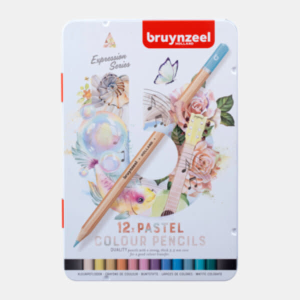 Bruynzeel Kleurpotloden Expression pastel - 12 stuks