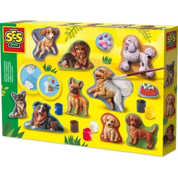 SES Gips gieten en schilderen Honden
