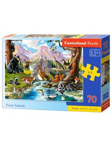 Castorland Forest Animals Bosdieren - 70 stukjes