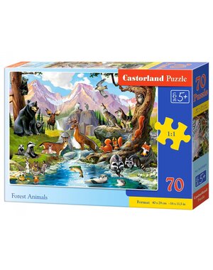 Castorland Forest Animals Bosdieren - 70 stukjes