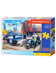 Castorland Politie station - 100 stukjes