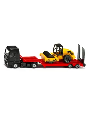 Siku 1760 - Vrachtwagen dieplader met wals