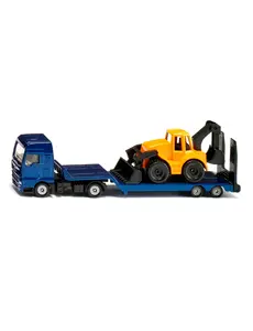 Siku 1761 - Vrachtwagen dieplader met graaflaadmachine
