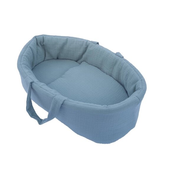 Hollie Poppendraagmand Old Green Mousseline