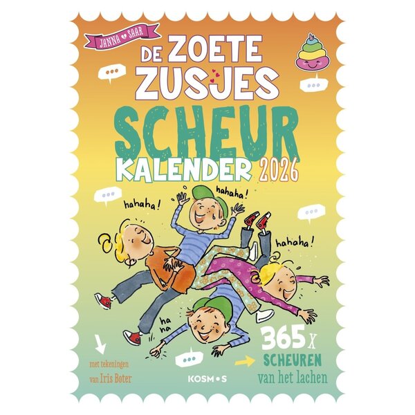 De Zoete Zusjes moppen scheurkalender
