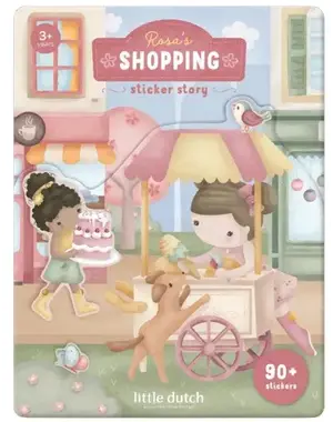 Little Dutch Rosa's Shopping stickerboek
