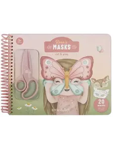 Little Dutch Rosa's knutselboek Maskers maken, met schaar