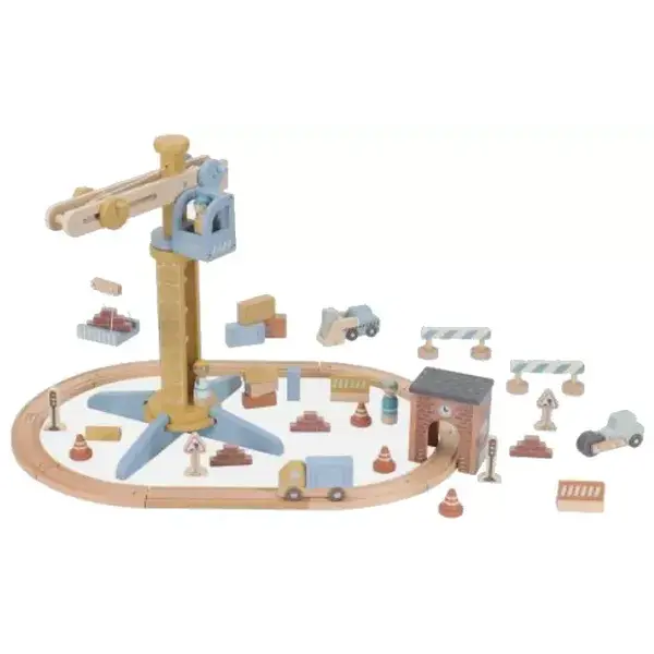 Little Dutch Kraanset met treinbaan