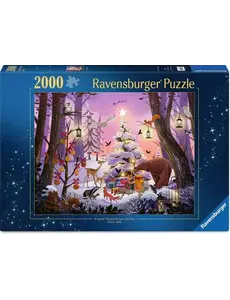 Ravensburger Kerst in het bos - 2000 stukjes