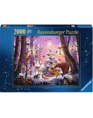 Ravensburger Kerst in het bos - 2000 stukjes