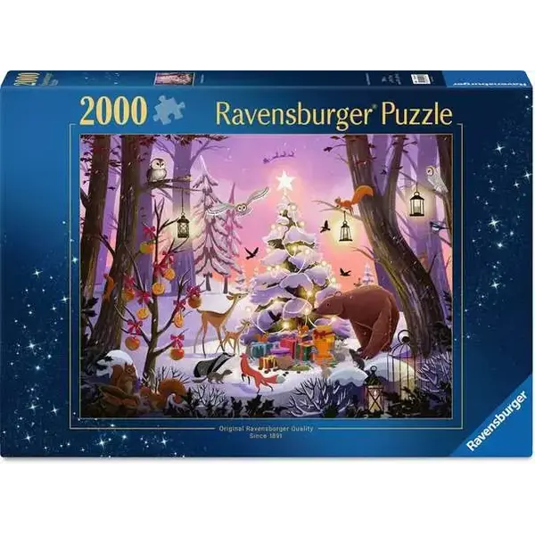 Ravensburger Kerst in het bos - 2000 stukjes