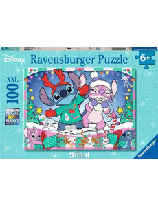 Ravensburger Disney Stich Merry Everything! 100  stukjes XXL