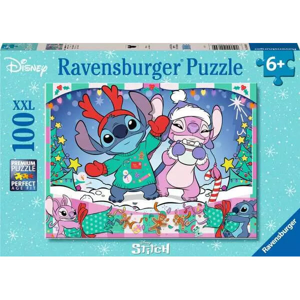 Ravensburger Disney Stich Merry Everything! 100  stukjes XXL