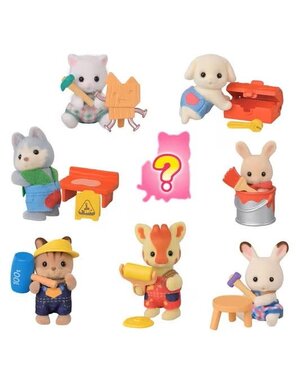 Sylvanian Families 5838 - Verrassingszakje kleine Bouwvakkers