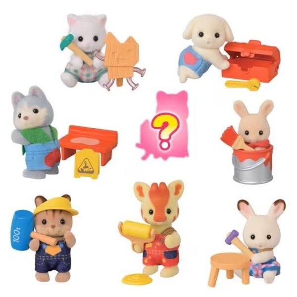 Sylvanian Families 5838 - Verassingszakje kleine Bouwvakkers