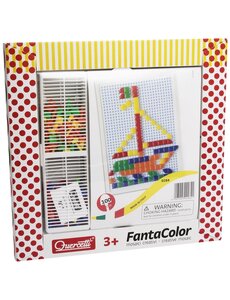 Quercetti Insteek mozaïek Fanta color - 100 stuks