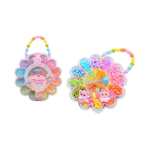 JohnToy Kralenset in bloemendoosje Twinkle Pets - 322 delig