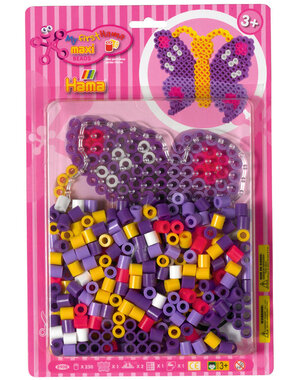Hama Maxi strijkkralen vlinder - 250 stuks