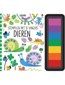 Usborne Stempelen met je vingers - Dieren