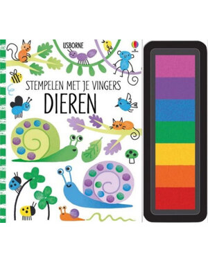 Usborne Stempelen met je vingers - Dieren