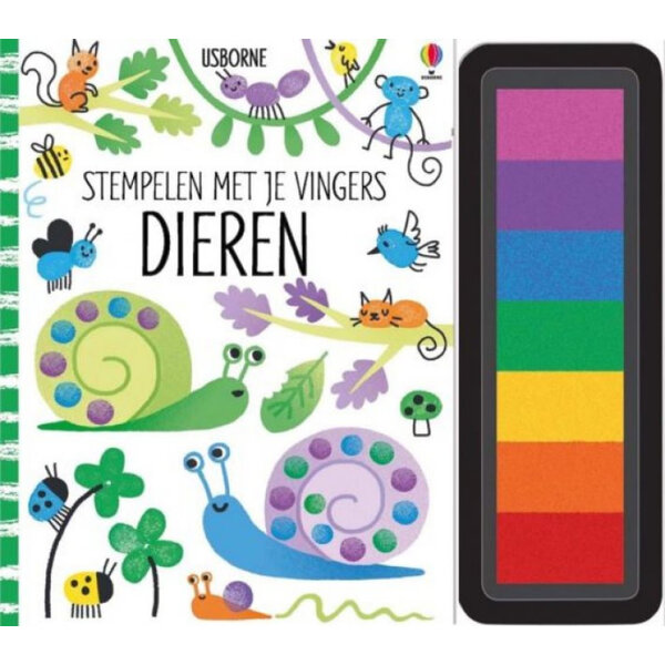 Usborne Stempelen met je vingers - Dieren