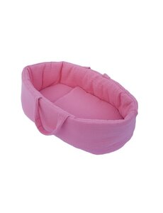 Hollie Poppendraagmand Old Rose Mousseline - voor poppen tot 36 cm