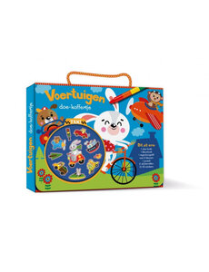 Image Books Knutsel koffertje Voertuigen