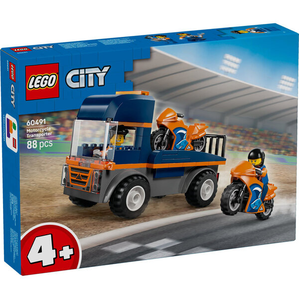 LEGO 60491 - Transportwagen voor motoren