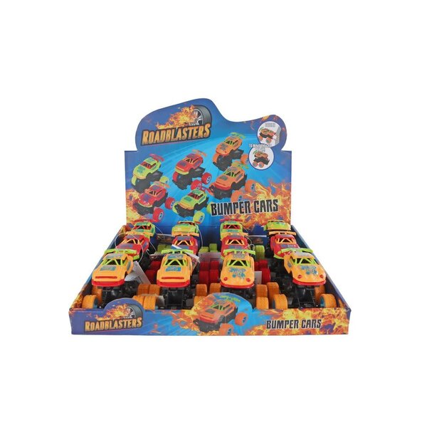 Roadblasters Bigfoot Jump auto met frictie - 9,5 cm