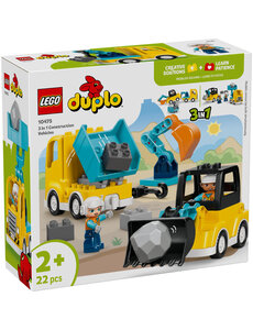 LEGO 10475 - Bouwvoertuigen - 3 in 1