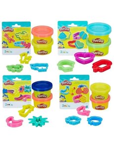 Play-Doh Klei mini set met vormpjes - 4 soorten - per stuk