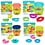Play-Doh Klei mini set met vormpjes - 4 assortie