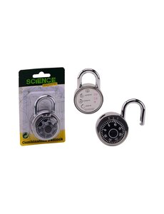 JohnToy Science Explorer Hangslot met cijfercombinatie