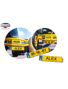 BERG Kenteken plaat voor Berg skelter