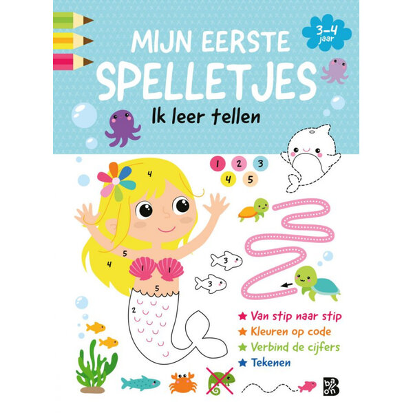 Ballon Mijn eerste spelletjesblok 3-4 jaar - Ik leer tellen