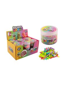 JohnToy Squirmy regenboog wormen in potje - 40 gram