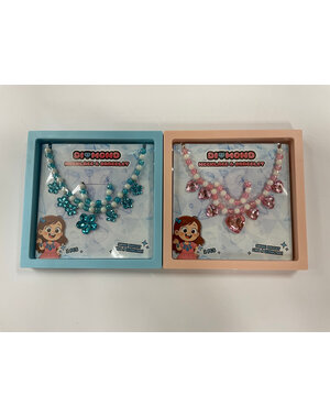 JohnToy Parel ketting en armband - 2 kleuren