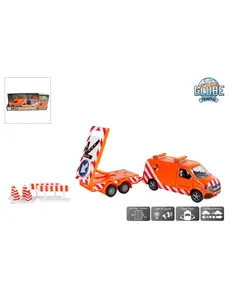 Kids Globe Volkswagen Transporter met pijlwagen met licht - 27,5cm