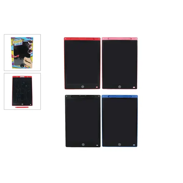 Teken tablet LCD 28,5x19 cm - in 4 kleuren