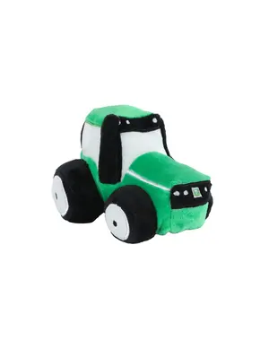 Kids Globe Pluche tractor - 13 cm in 3 kleuren