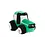 Kids Globe Pluche tractor - 13 cm in 3 kleuren