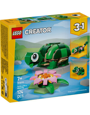 LEGO 31377 - Schildpad met waterlelie
