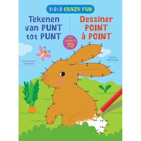 Deltas 1-2-3 Crazy Fun - Tekenen van punt tot punt tot 70