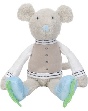 Happy Horse Knuffel Muis Mats op skeelers - 24 cm