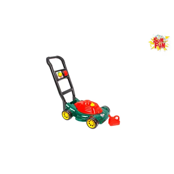 Grasmaaier met  opbergruimte en  benzinekan 55x28x53cm