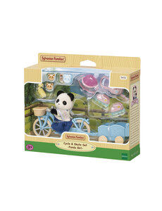 Sylvanian Families 5652 - Fietsen en skaten met Panda meisje